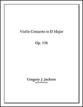 Violin Concerto in D Major Orchestra sheet music cover